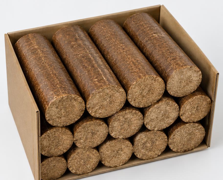 Bûches densifiées de feuillus – Palette de 96 packs