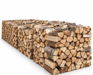 Bois de chauffage mélangé sec 33 cm – 9 stères