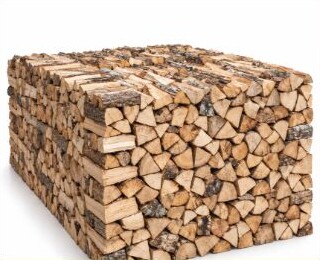 Bois de chauffage mélangé sec 33 cm – 25 stères